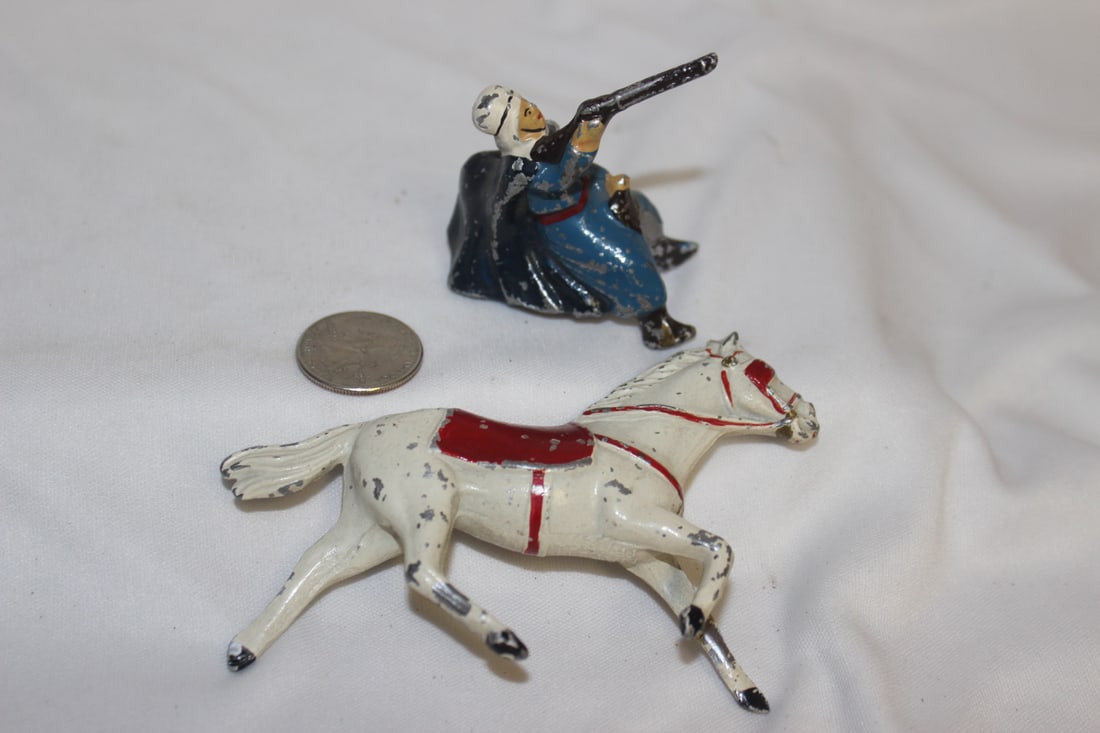 A Metal Horse with Rider - 6