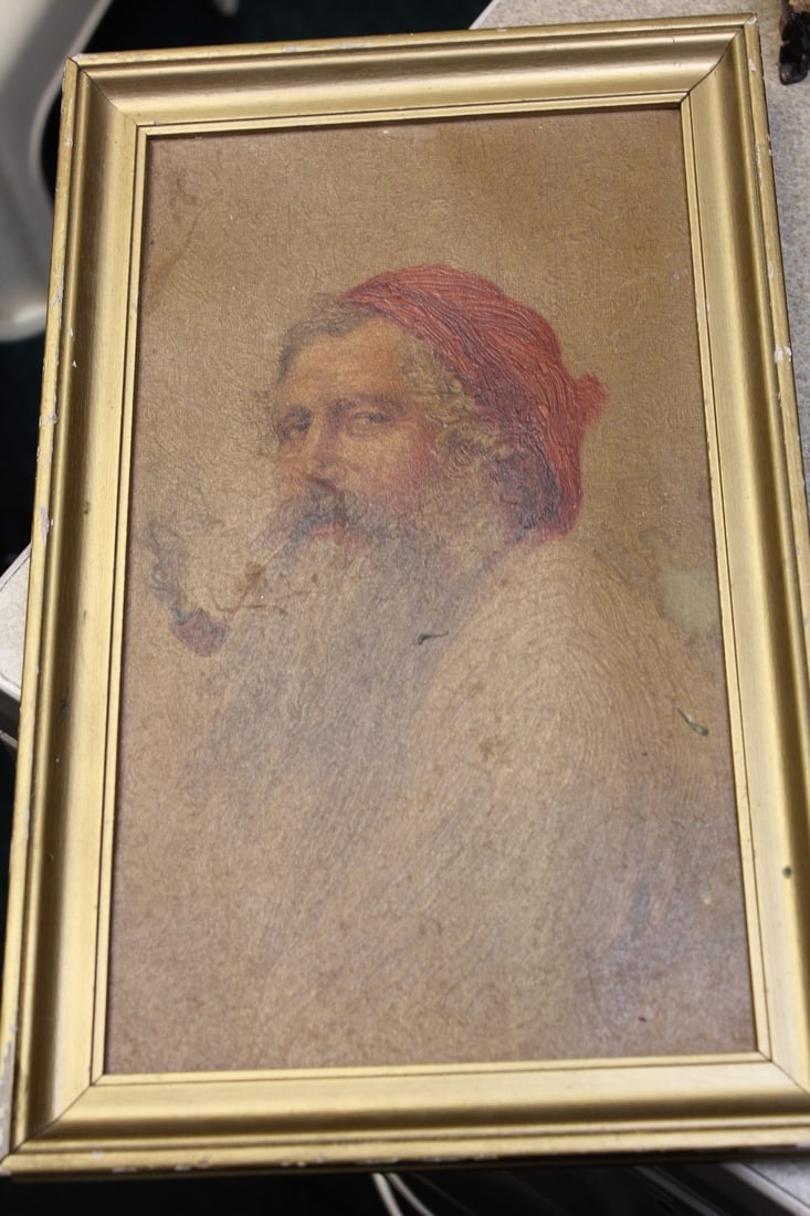 Vintage/Old Print: framed - 13 3/4" x 8 3/4"
