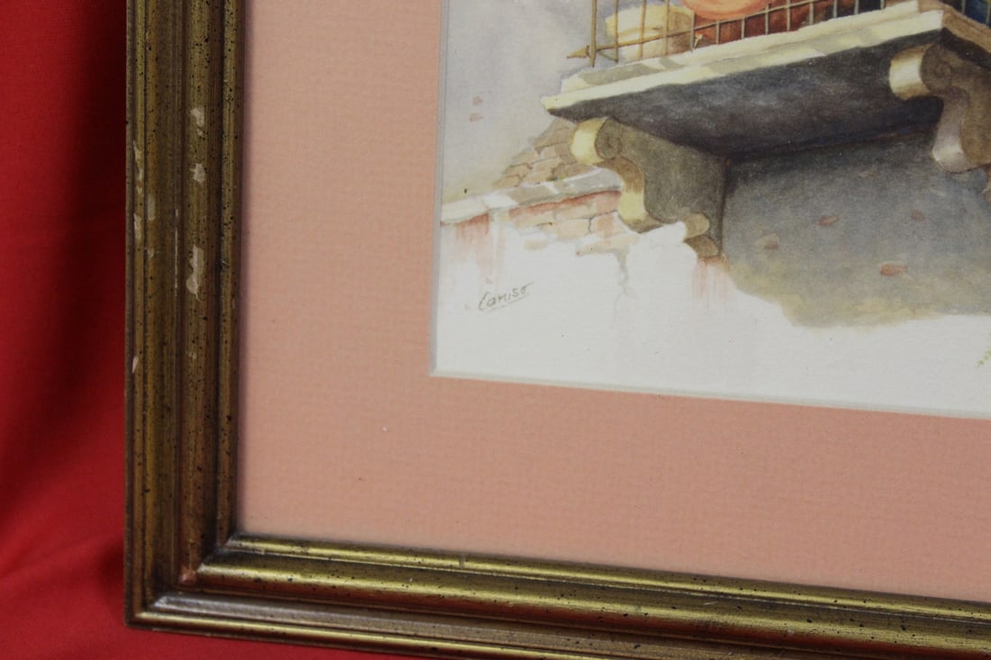 A Signed Caruso Watercolour - 2