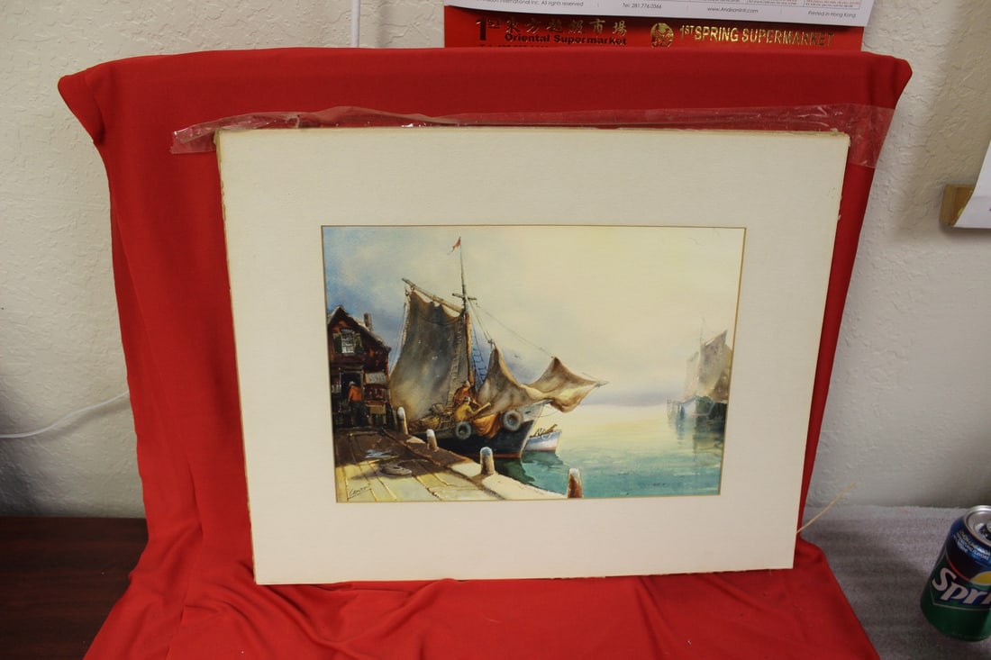 A Watercolour by Caruso (1 of 3)