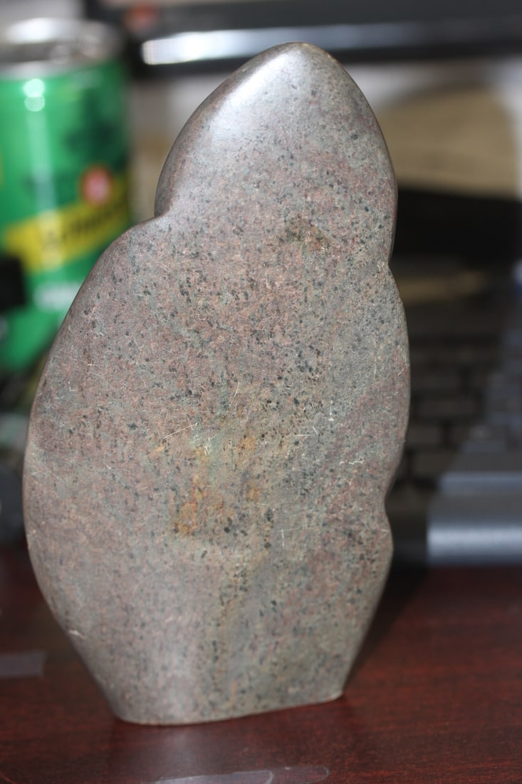 Mother and Child Carved Onyx Statue - 3