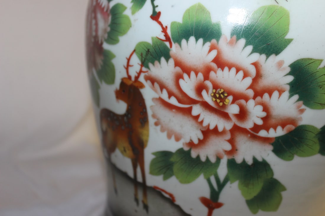 Antique Chinese Ginger Jar - 12