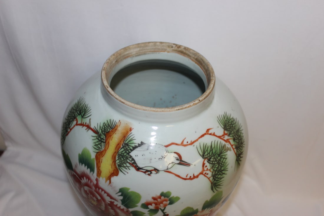 Antique Chinese Ginger Jar - 7