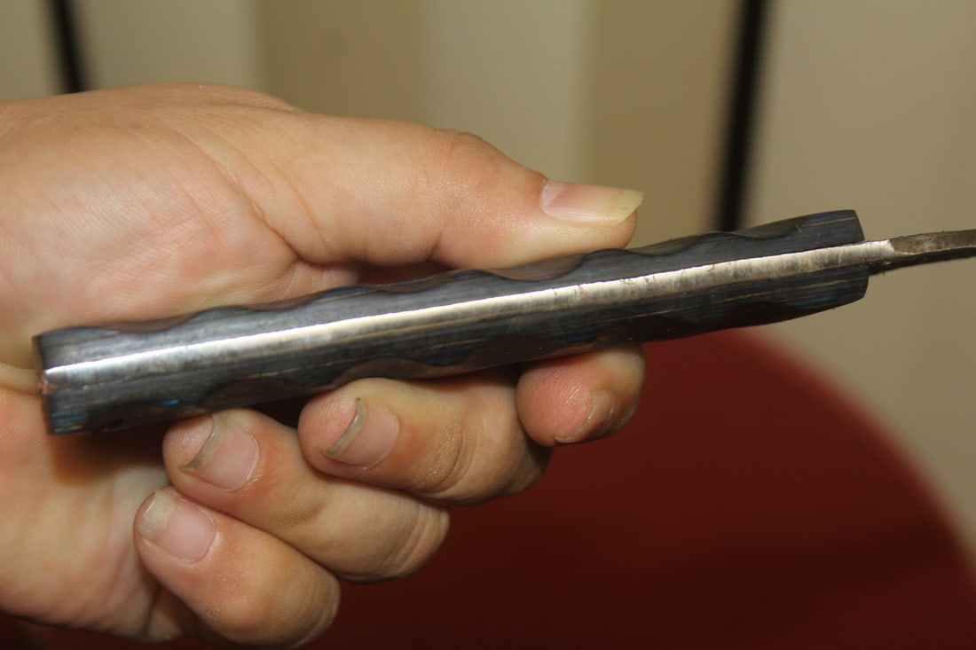 Knife with a Leather Sheath - 3