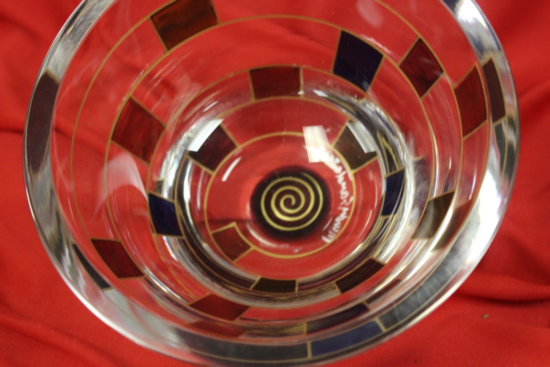 An Art Glass Bowl by Mindy Sand - 2