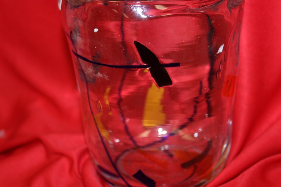 A Signed Kai Koppel Art Glass Vase or Bowl - 2