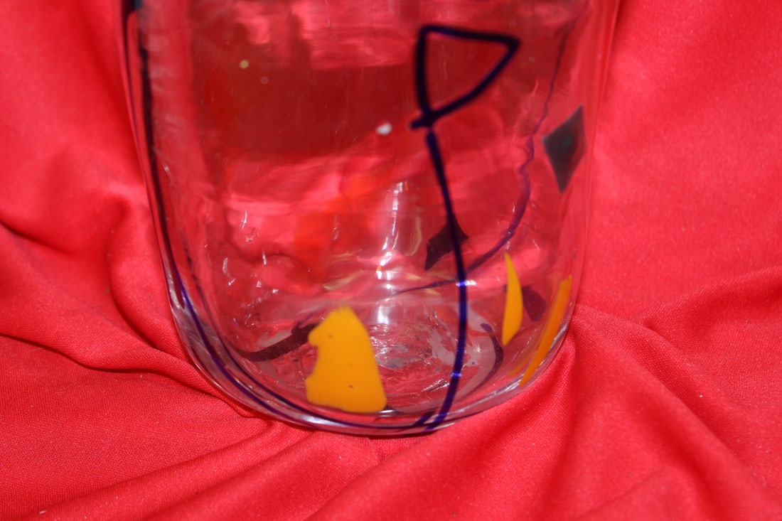 A Signed Kai Koppel Art Glass Vase or Bowl - 5