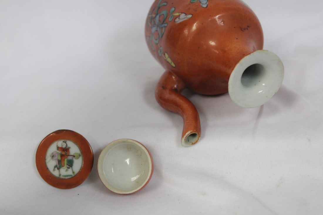 An Antiqe/Vintage Chinse Wine Ewer - 3