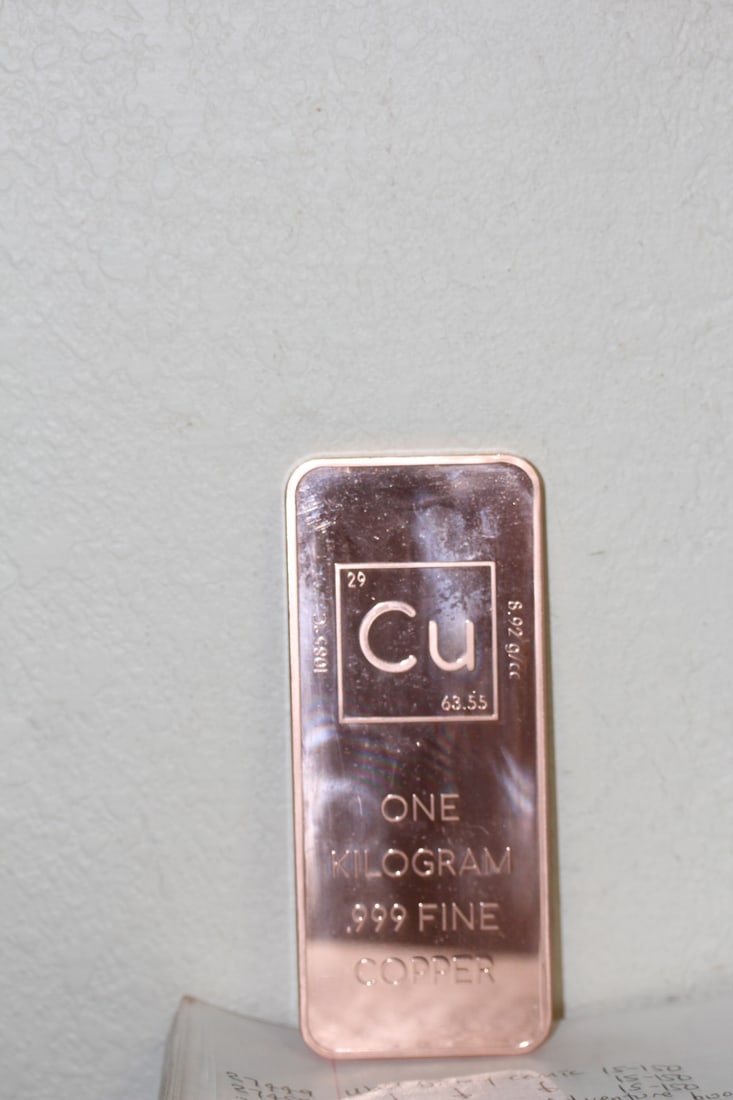 One Kilogram Copper Bar: as shown