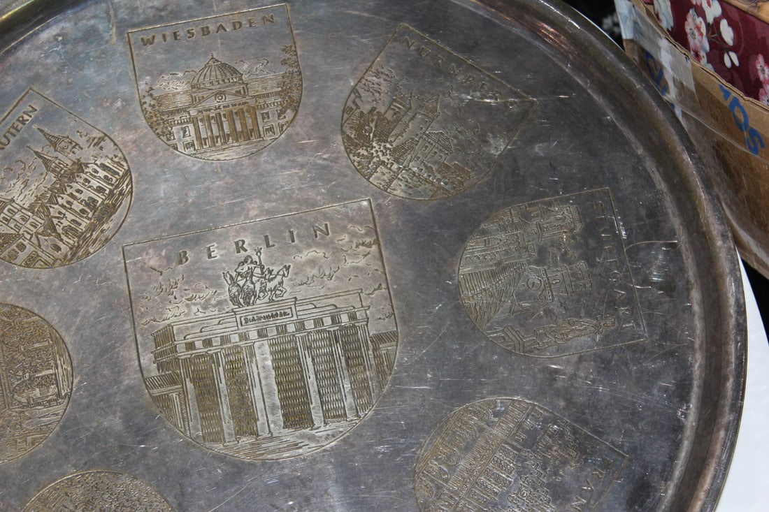 German Silverplate Tray/Wall Hanger - 5