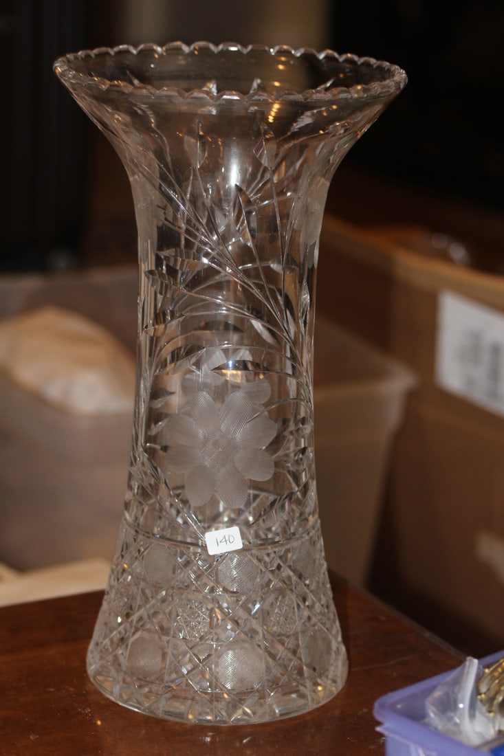 American Brilliant Cut Vase - 2