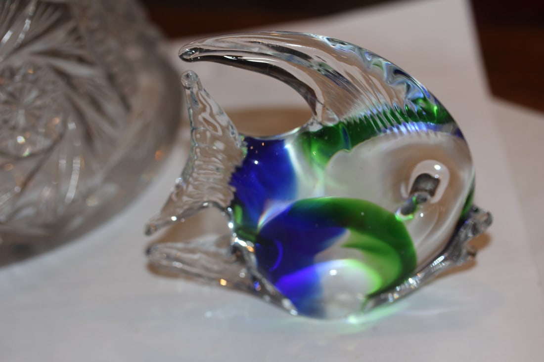 Art Glass Angel Fish - 2