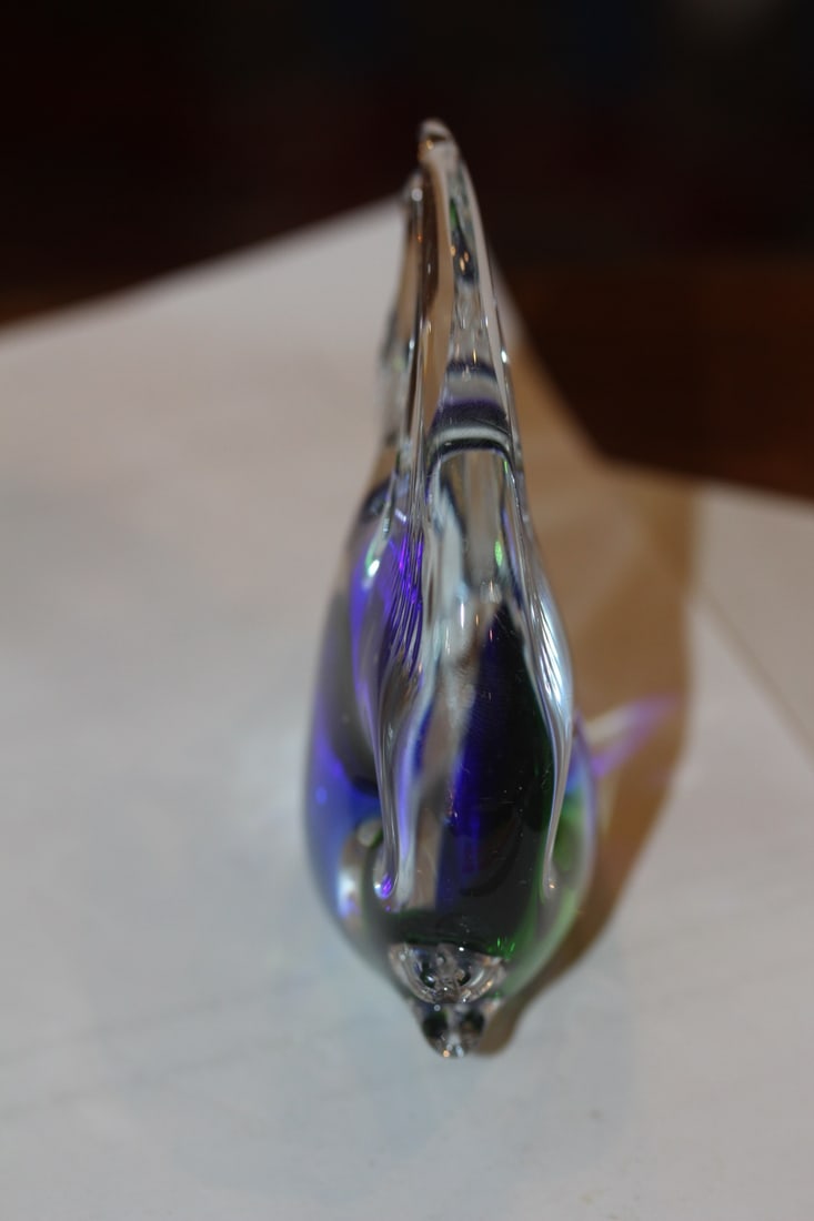 Art Glass Angel Fish - 3