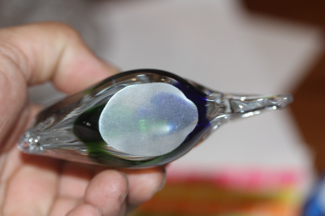 Art Glass Angel Fish - 4