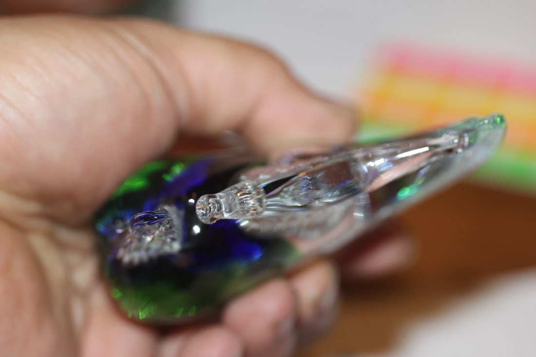 Art Glass Angel Fish - 5