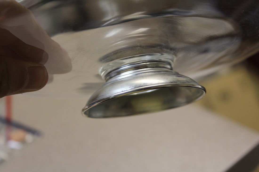 Sterling Rim Cake Plate - 3