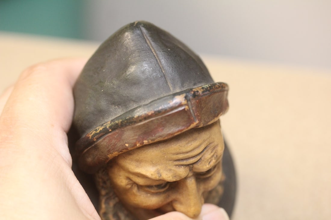 Antique Captain Small Pottery Bust? - 6