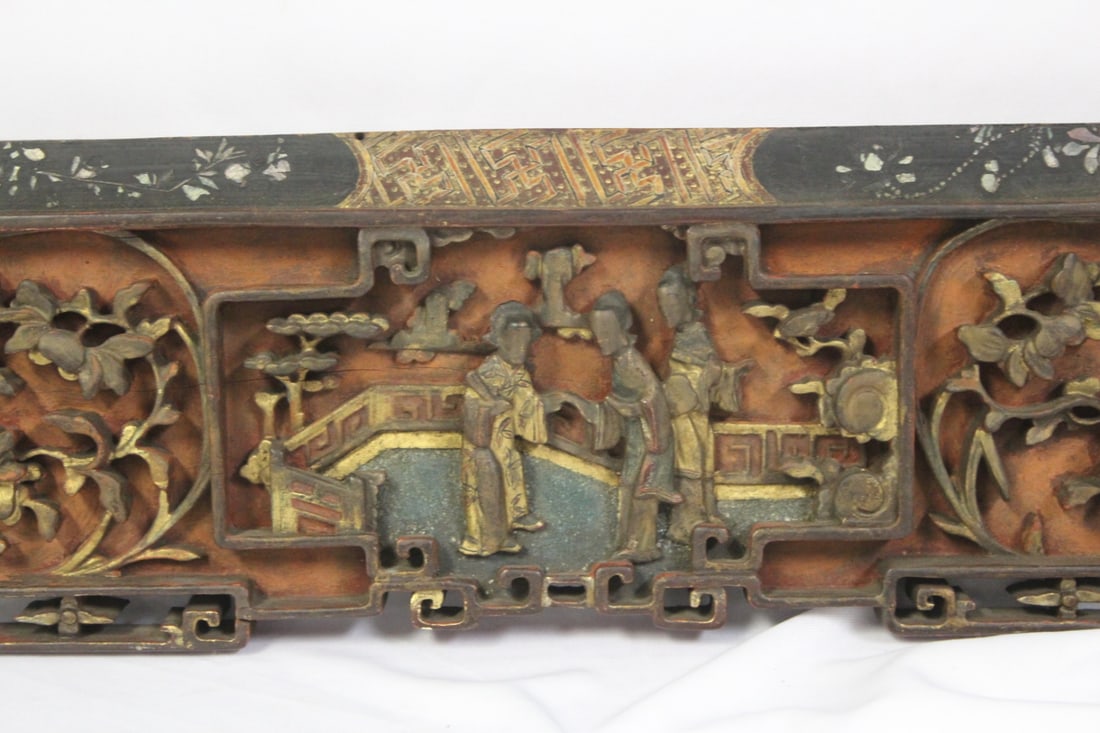 An Antique/Vintage Chinese Wall Hanging Panel - 3