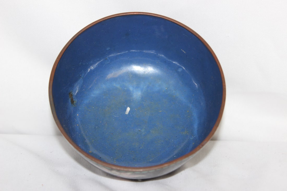 An Enamel/Cloisonne Chinese Bowl - 2