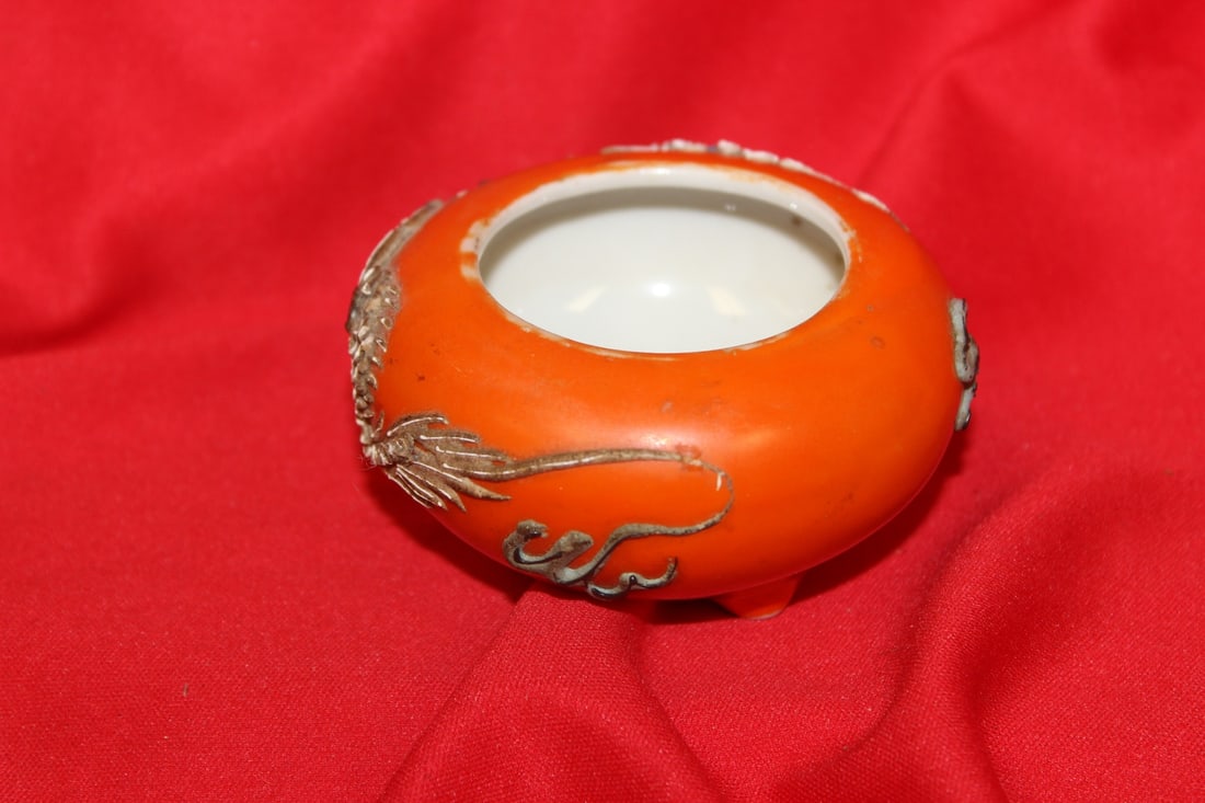 A Japanese Ceramic Washer: 3 1/4" in diameter