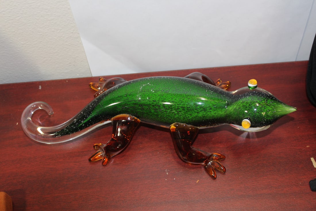 Art Glass Lizzard - 2