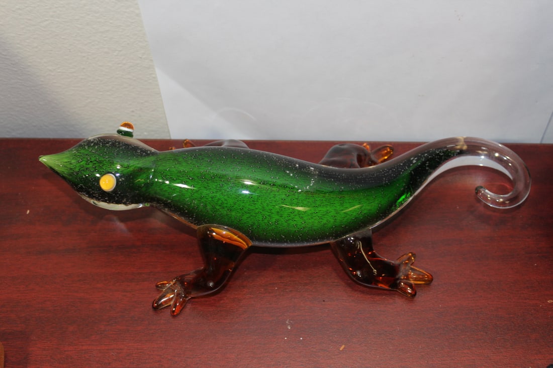 Art Glass Lizzard - 3