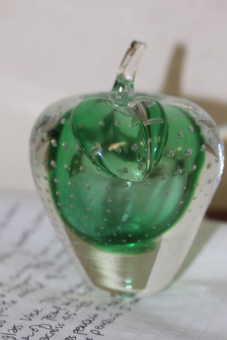 Control Bubble Art Glass Paperweight - 2
