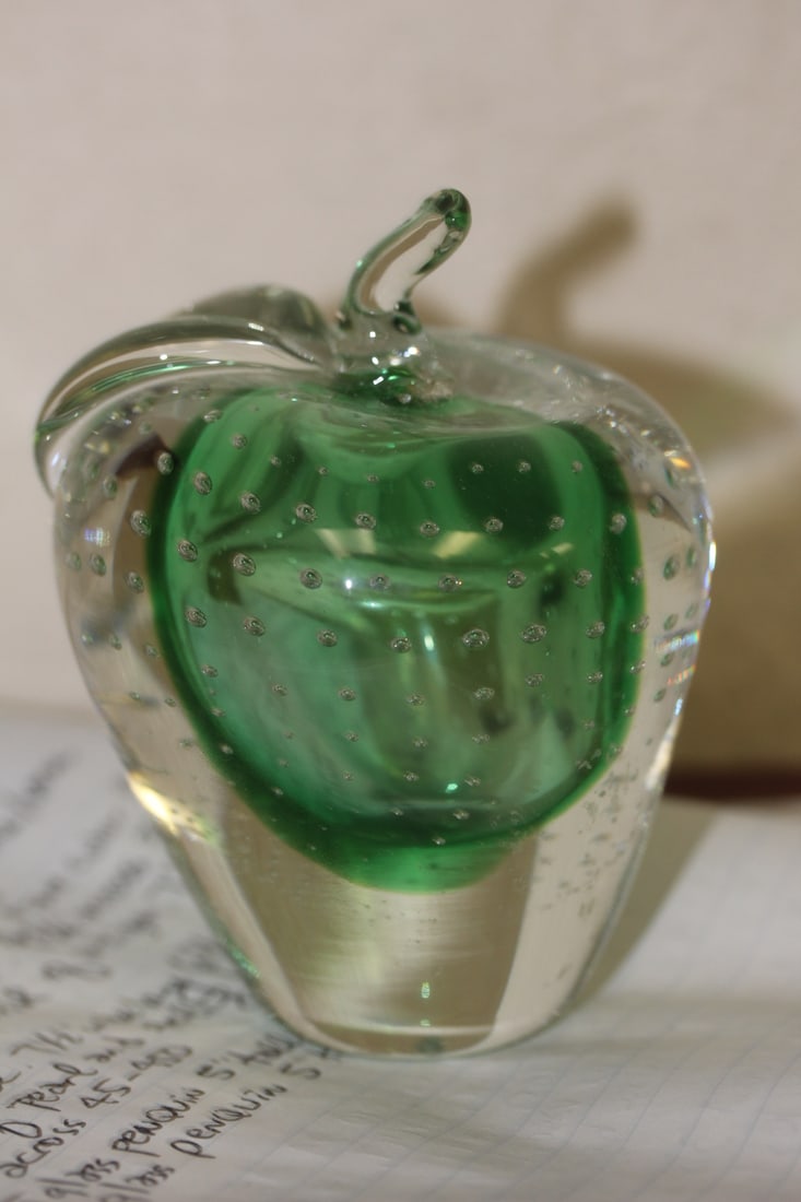 Control Bubble Art Glass Paperweight - 3