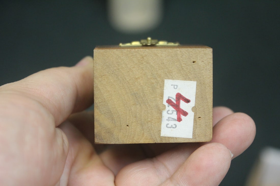 Tiny Vintage Wooden Box - 2