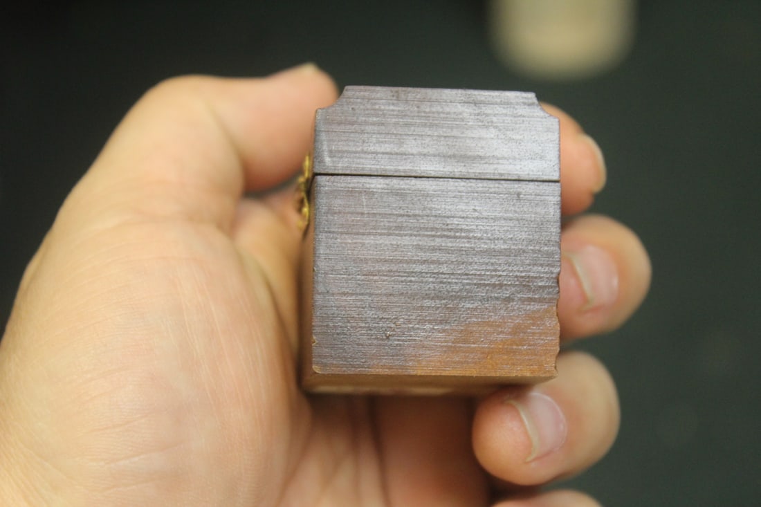 Tiny Vintage Wooden Box - 3