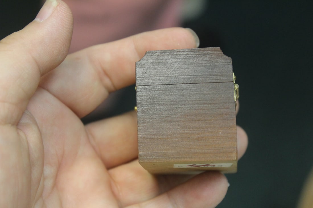 Tiny Vintage Wooden Box - 5