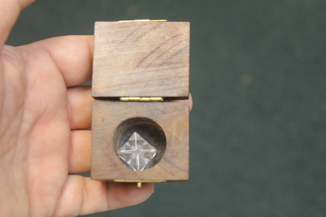 Tiny Vintage Wooden Box - 7