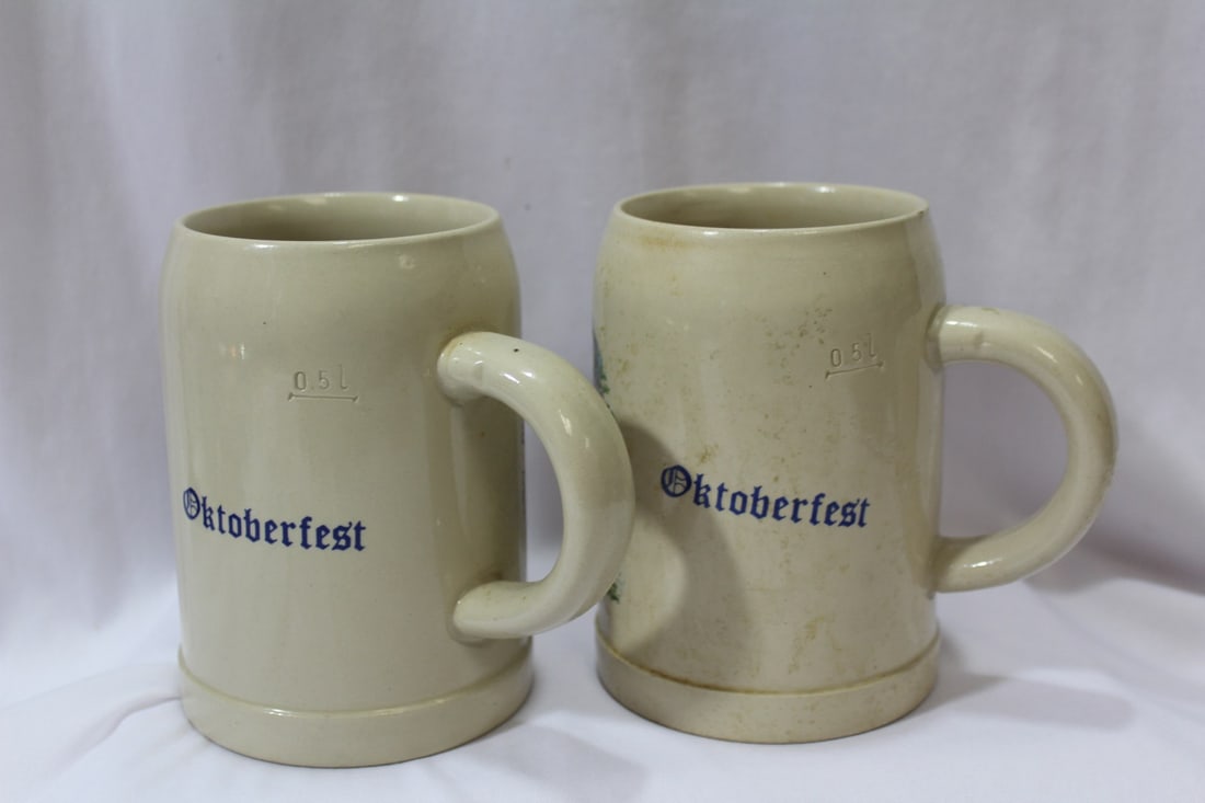 Lot of 2 Oktoberfest Beer Mugs - 4