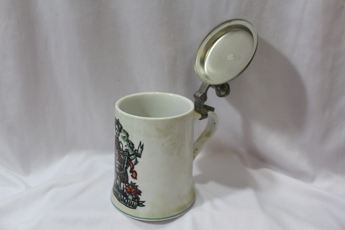 A Porcelain Beer Stein - 5