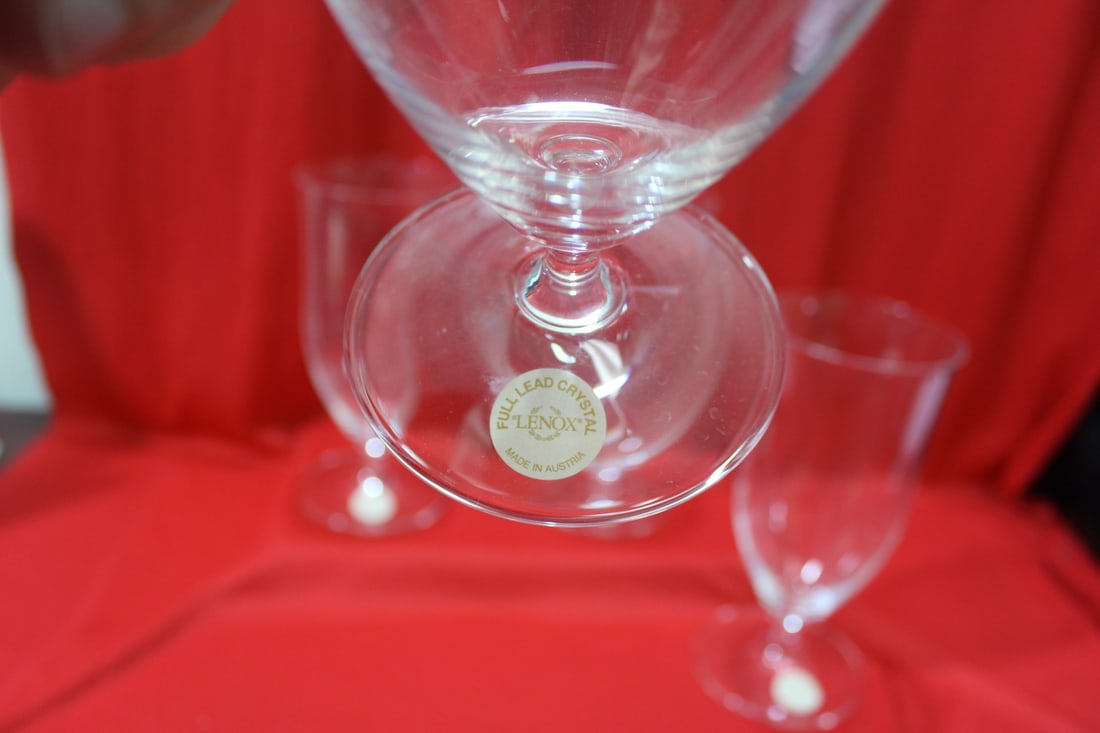A Set of 4 Lenox Iced Beverage Glasses - 3