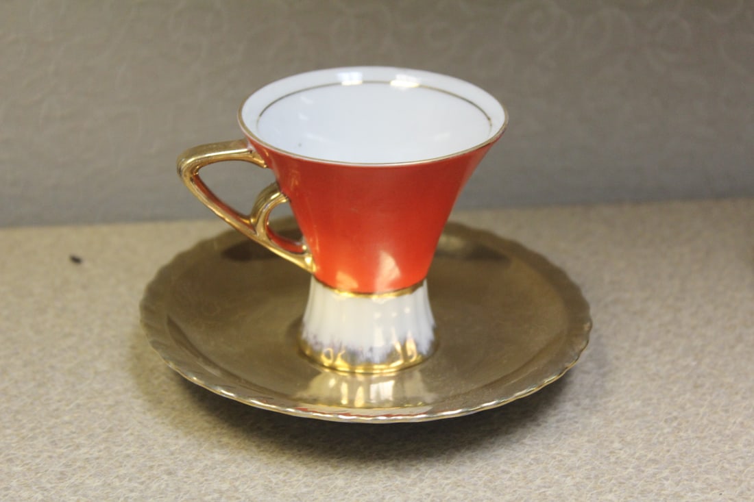Retro Cup and Saucer - 3
