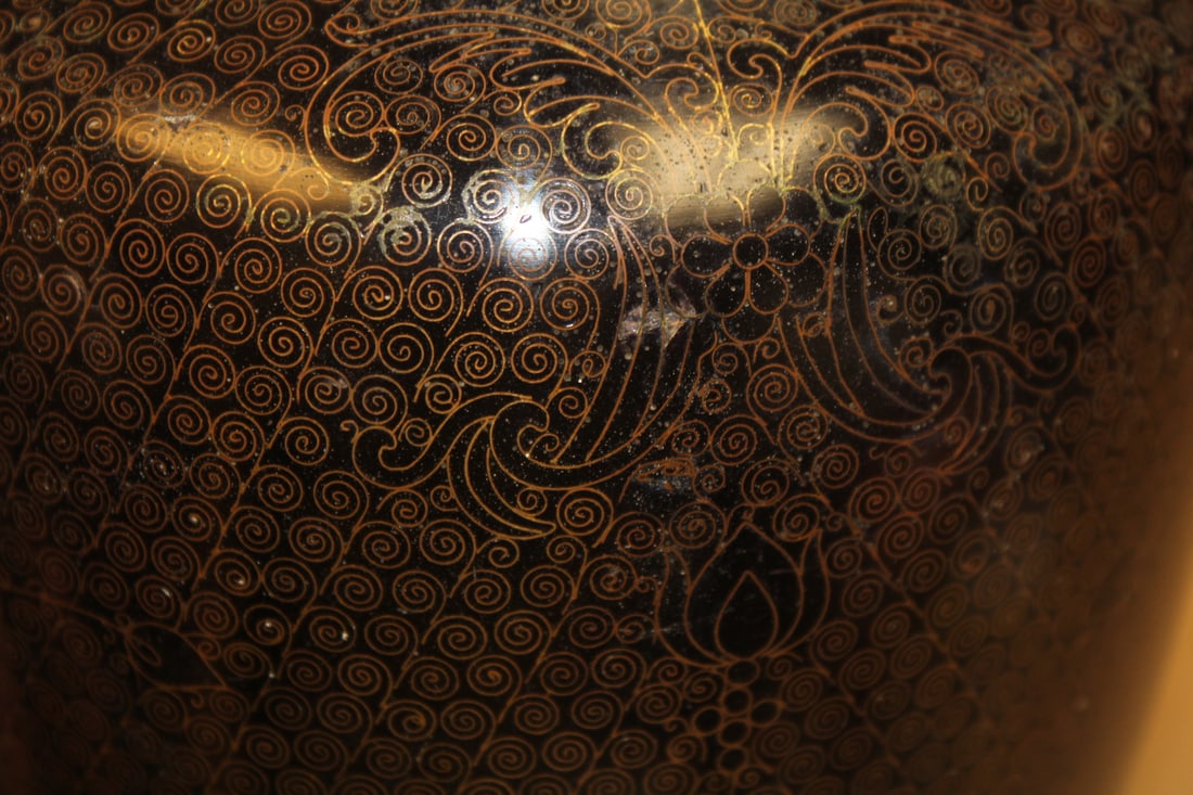 Chinese cloisonne vase - 3