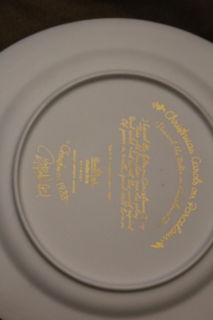 Rosenthal Bjorn Wiinblad 1988 Chirstmas Plate - 3