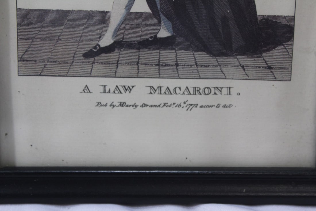 A Vintage Macaroni Print - 2