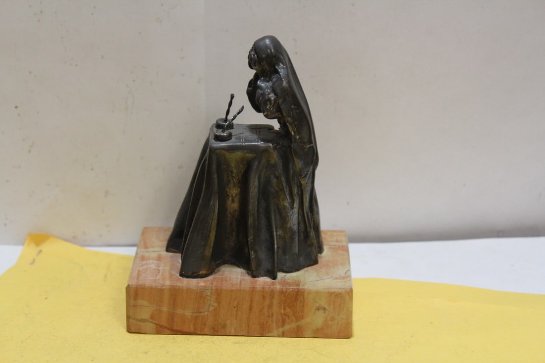 A Rare Statue on Marble Stand - 3
