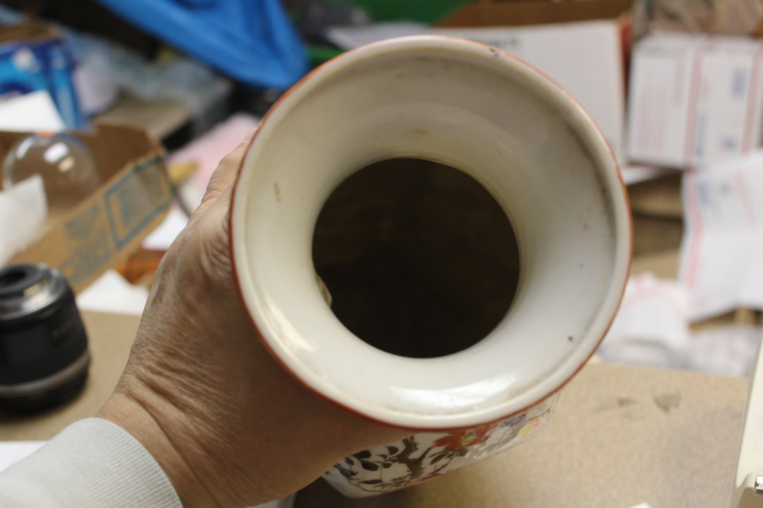 Antique Japanese Kutani Vase - 5