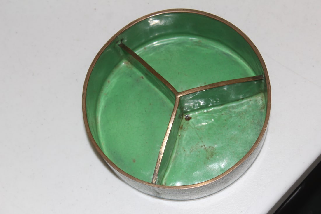 Chinese Cloisonne Divided Sweet Container - 6