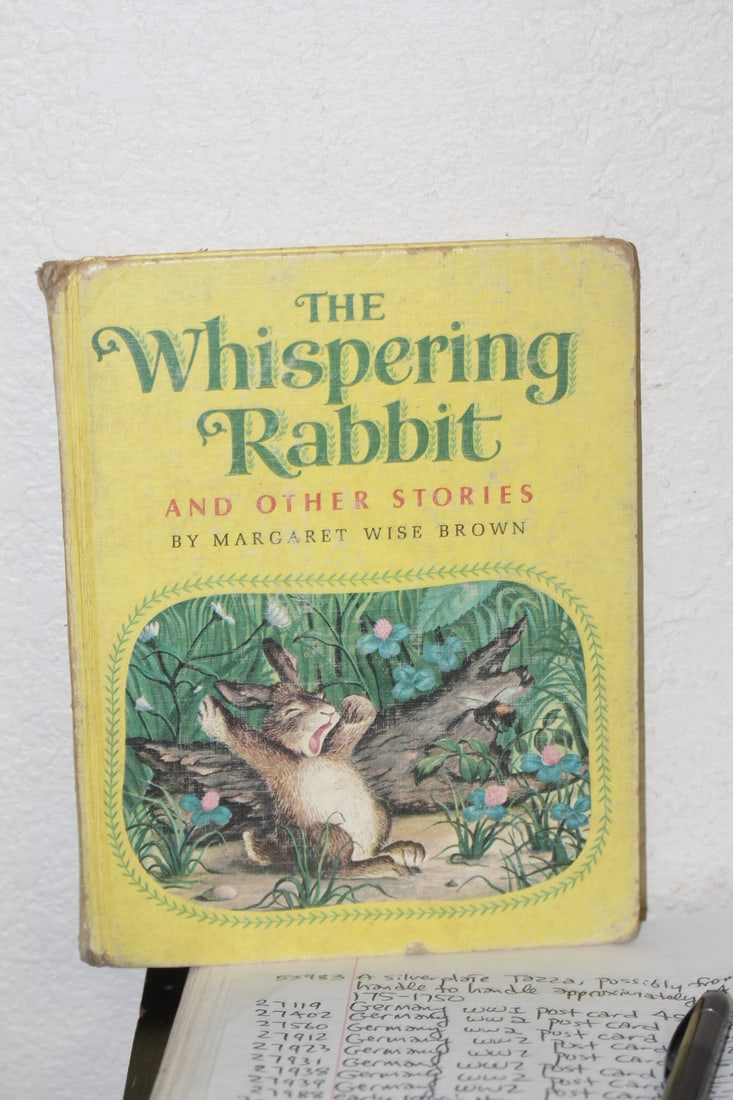 1950's Hardcover Children's Book: The Whispering Rabbit - please note: binding is loose as shown