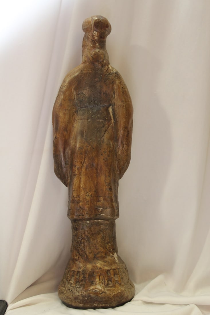 A Vintage Chalk Statue - 8