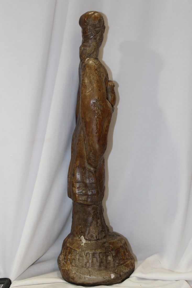 A Vintage Chalk Statue - 9
