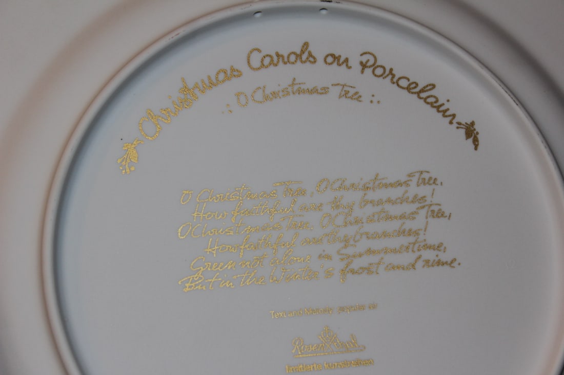 Rosenthal Bjorn Wiinblad 1986 Chirstmas Plate - 4