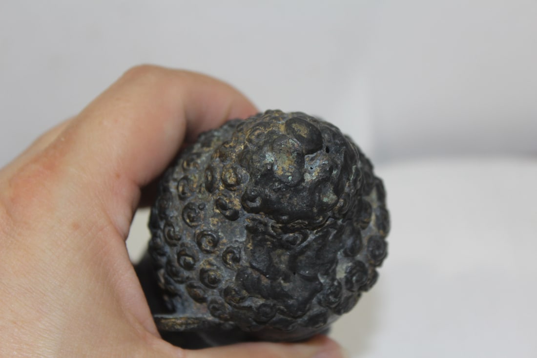 An Antique/Vintage Chinese Buddha Head - 4