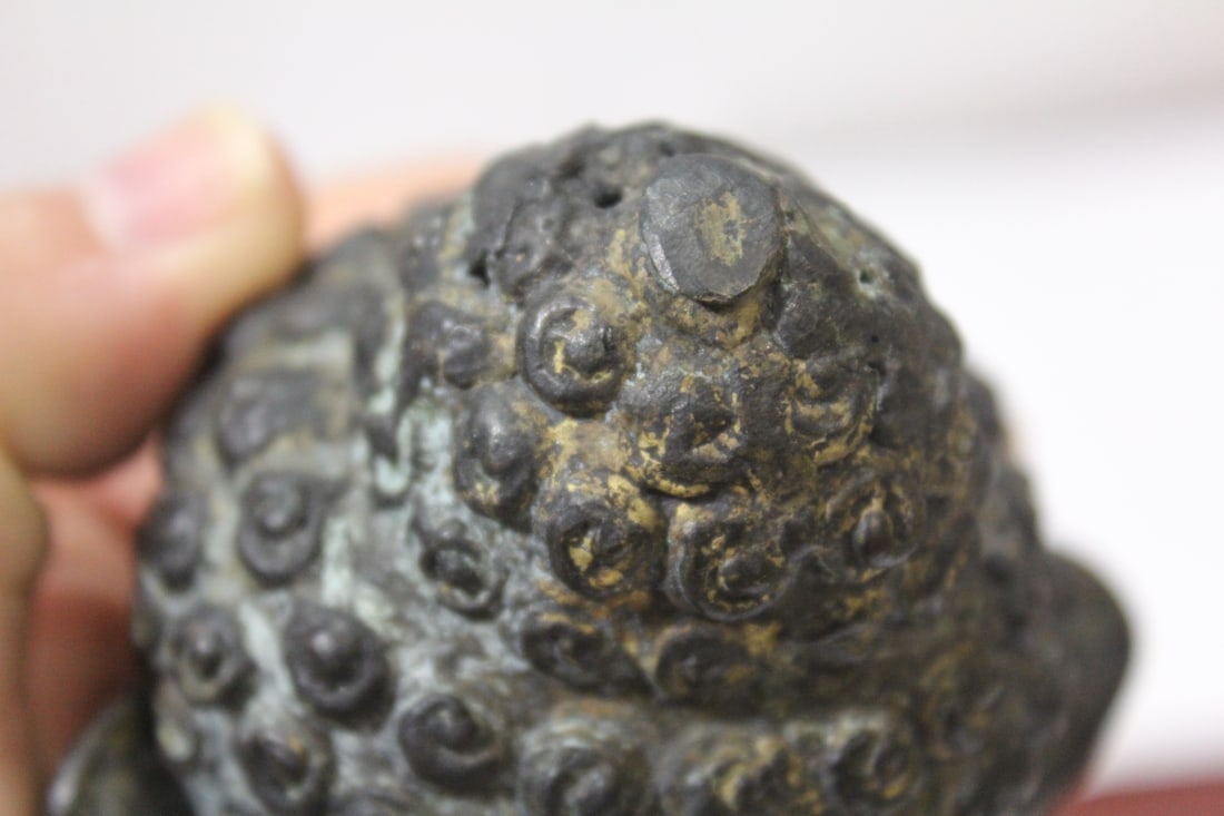 An Antique/Vintage Chinese Buddha Head - 7