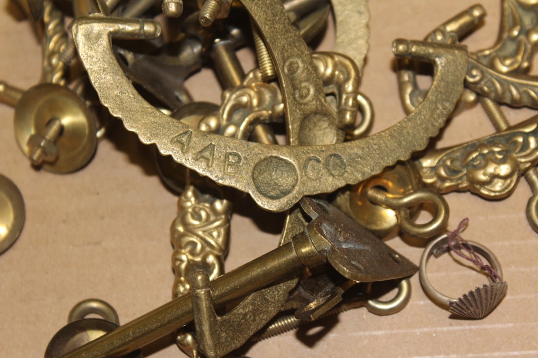 A Lot of Bronze Handles, Accessories etc - 3