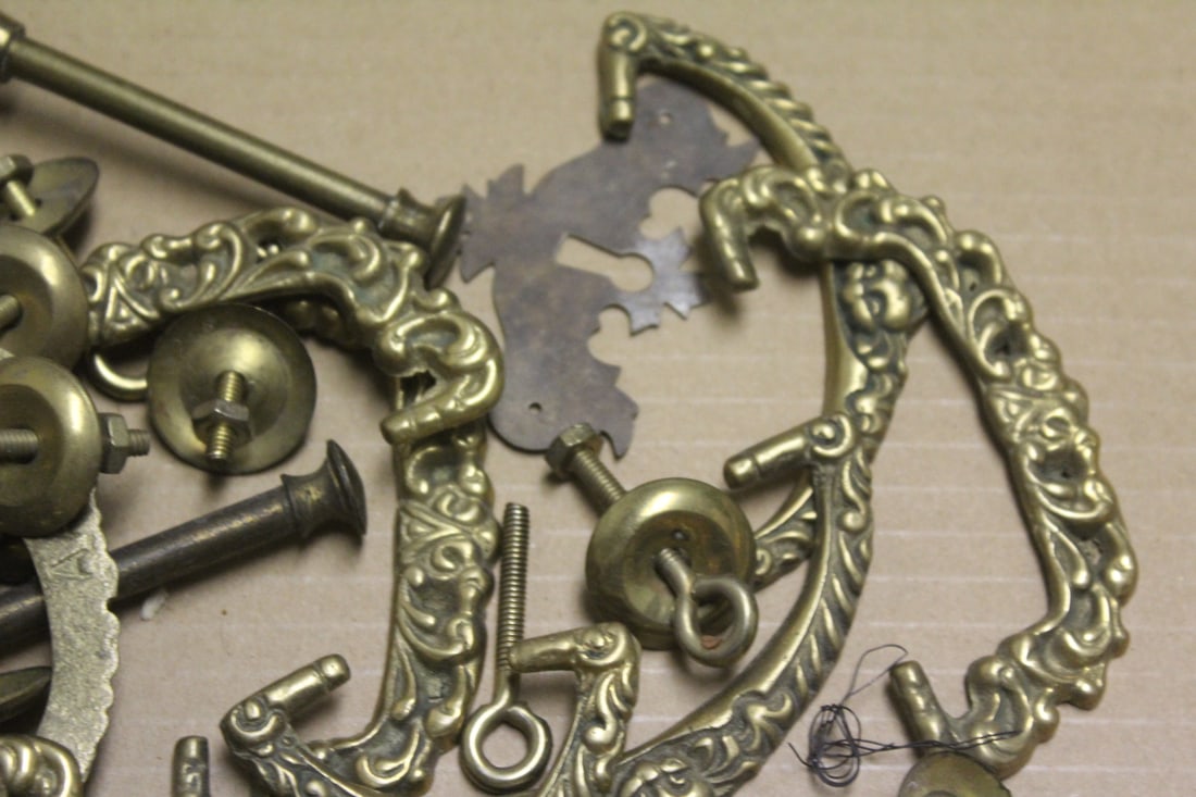 A Lot of Bronze Handles, Accessories etc - 4